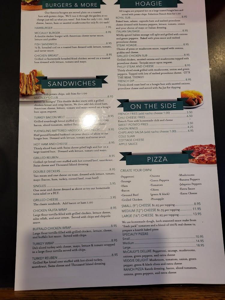 McCauly's Pub Menu image 3