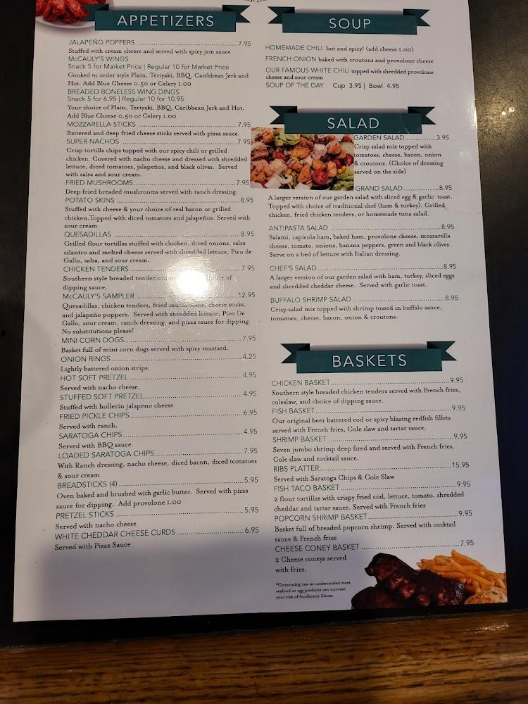 McCauly's Pub Menu image 4